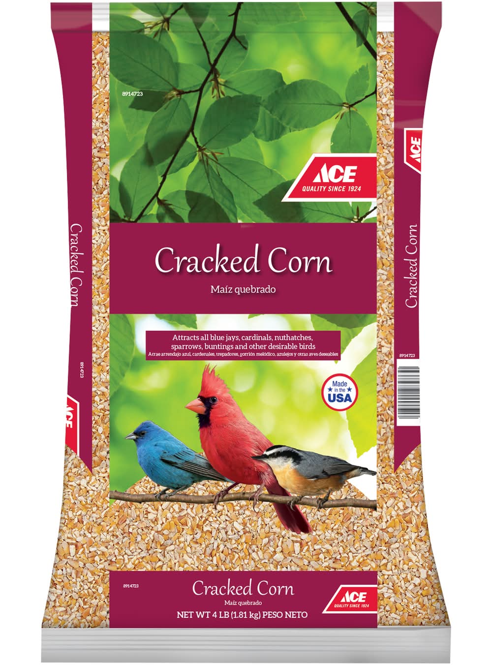 Ace Cracked Corn 4 Lb