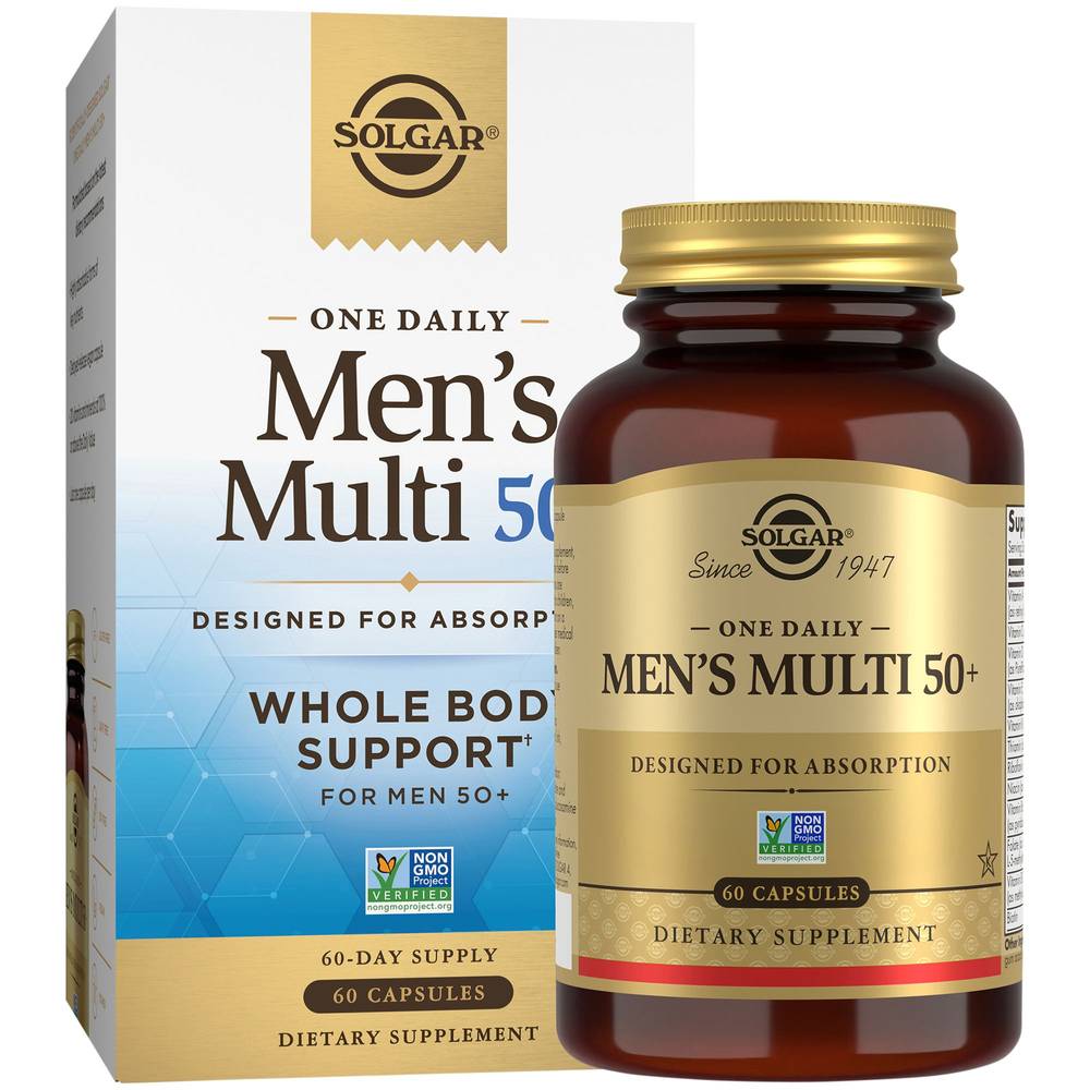 Men'S Multivitamin For Men 50+ - Whole Body Support (60 Capsules)