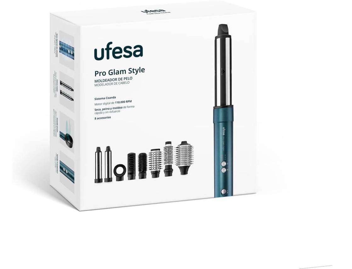 Modelador UFESA Pro Glam Style (1500 W - 3 níveis de Temperatura)