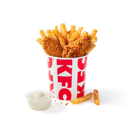 Double Crispy Hot Wings Go Bucket