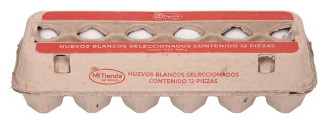 Mi Tienda del Ahorro · Huevo blanco, Mediano (12 un)