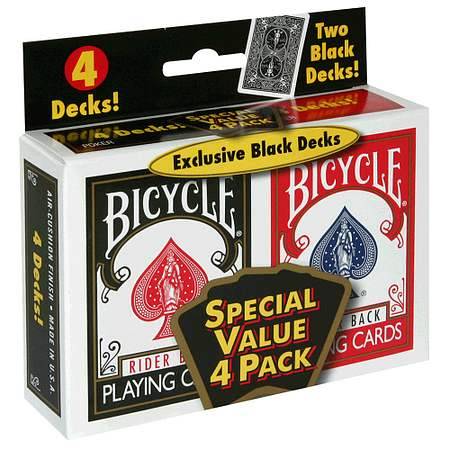 Bicycle Standard Playing Card Decks 2 pack (4 ct)
