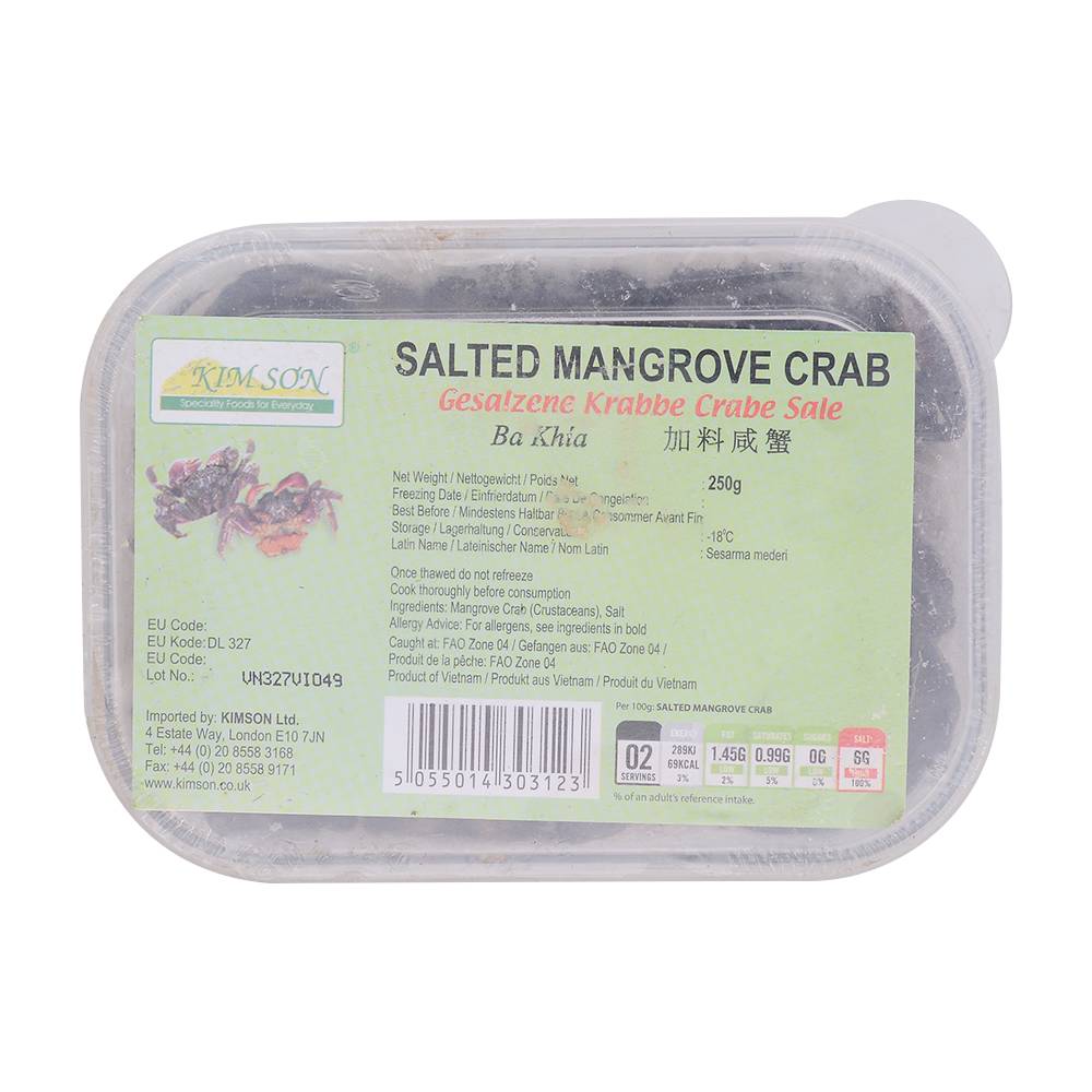 Kim Son Salted Mangrove Crab