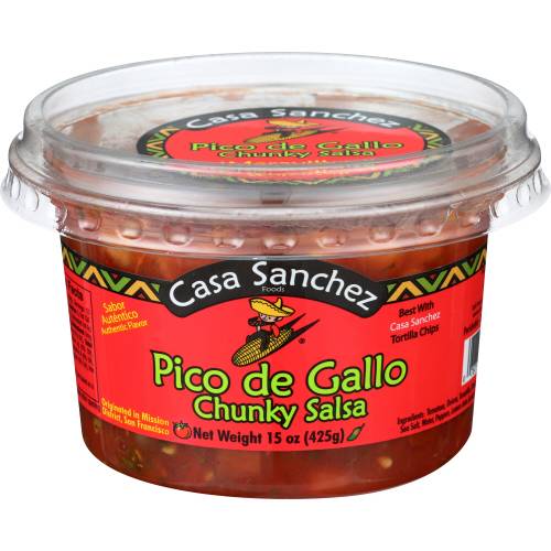 Casa Sanchez Pico De Gallo Chunky Salsa