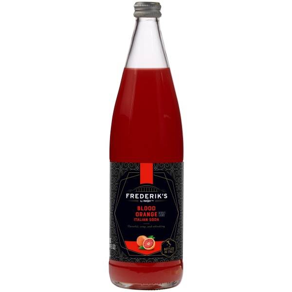 Frederik's by Meijer Blood Orange Italian Soda, 25.4 OZ