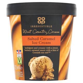 Co-op Irresistible Salted Caramel Ice Cream 425ml