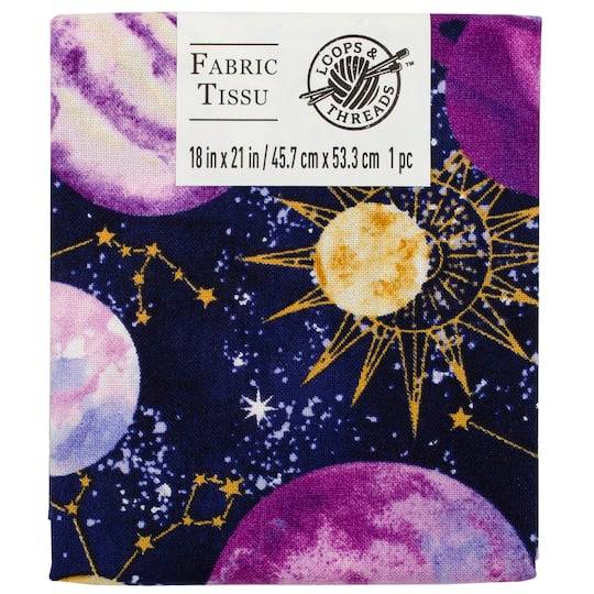 Loops & Threads Purple Space Cotton Fabric Bundle, 18x21 In