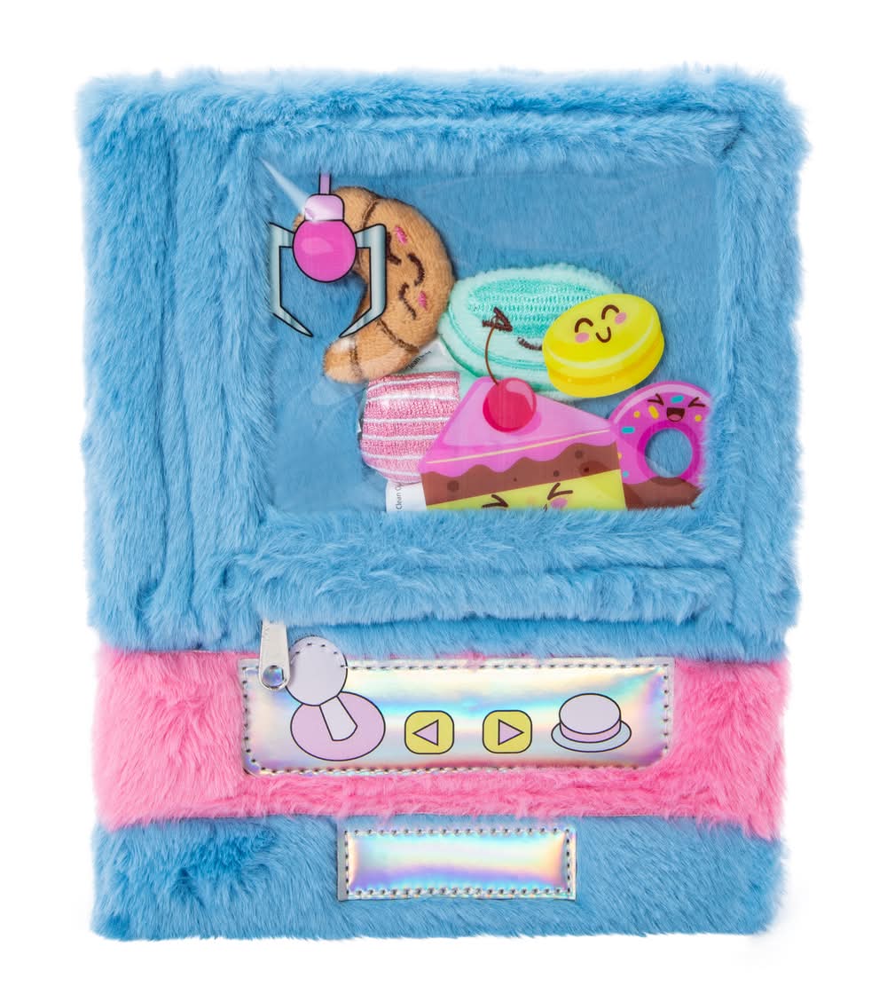 Plush Journal & Plushies Blue