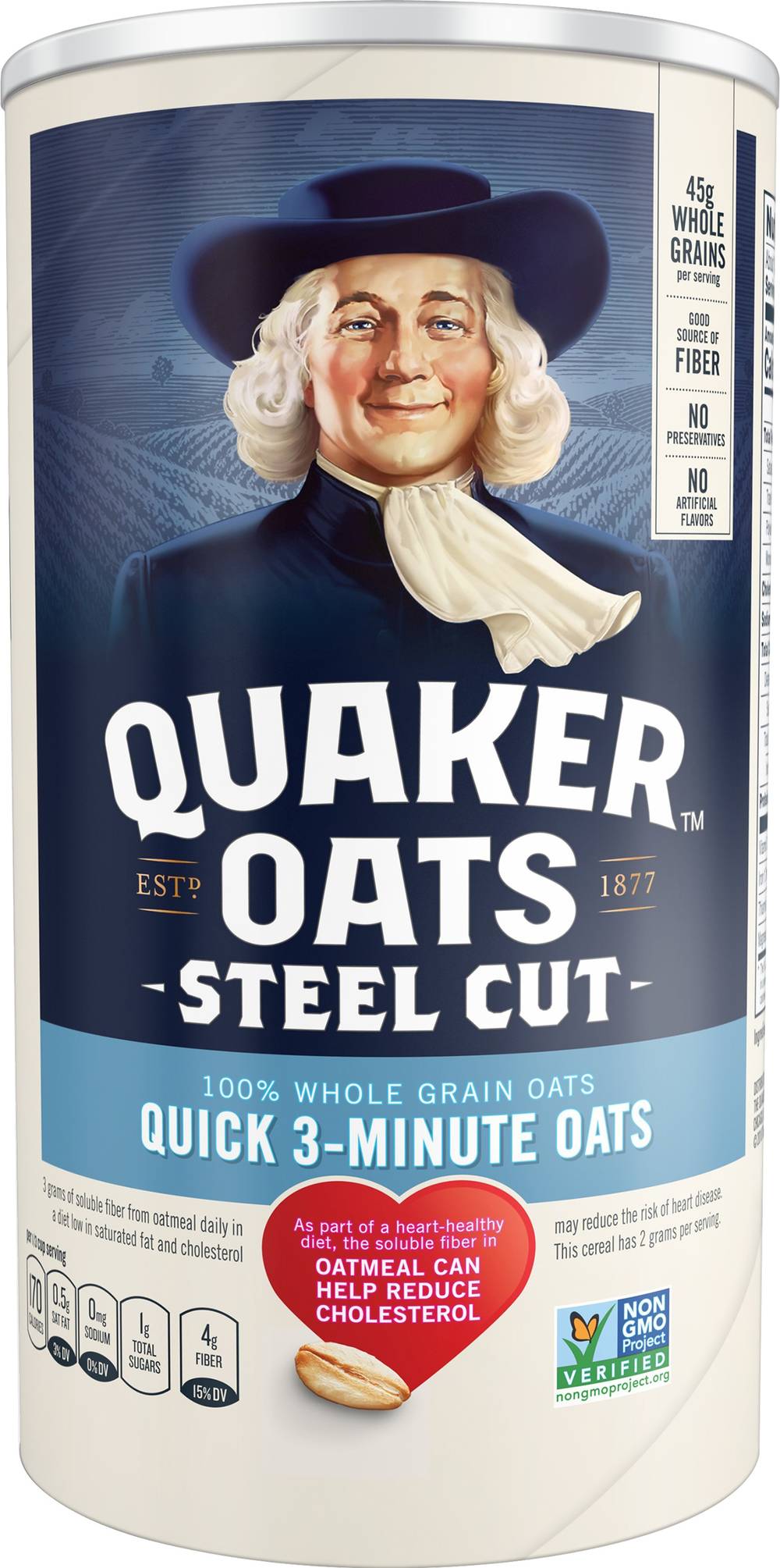 Quaker Oats Quick 3-minute Steel Cut Oats