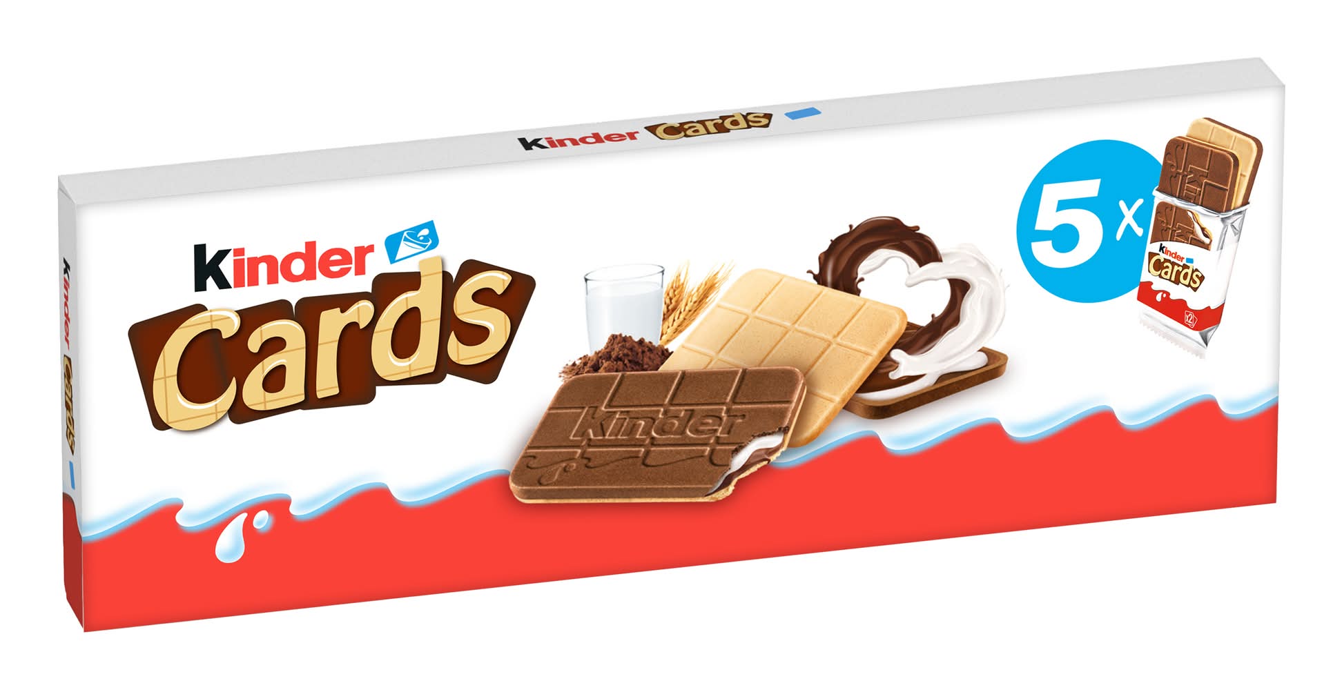 Kinder - Cards biscuits gaufrettes fourrées au lait et au cacao (5)