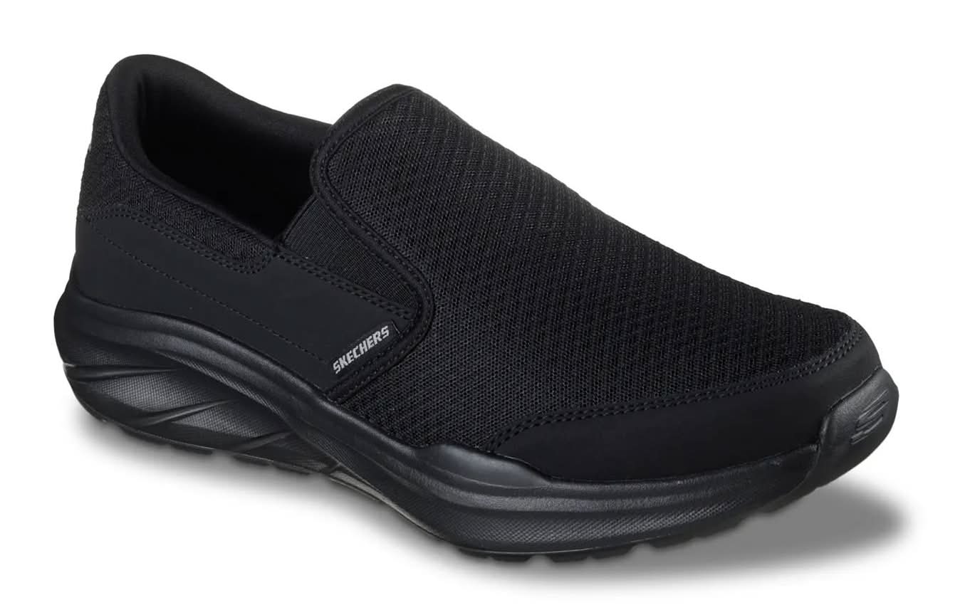Skechers Relaxed Fit Equalizer 6.0 Derikk Slip-On - Men'S (Black Extra Wide - 9)