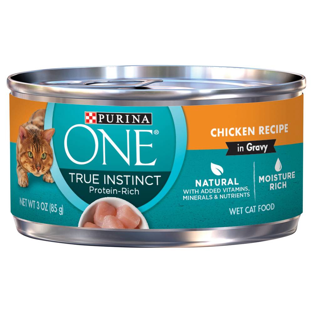 Purina One True Instinct Chicken in Gravy Wet Cat Food (3 oz)