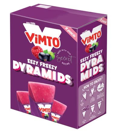 Vimto Eezy Freezy Pyramids (8 pack)