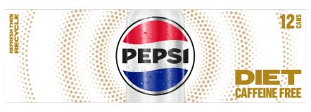 Pepsi Caffeine Free Diet Soft Drink (12 x 12 fl oz)