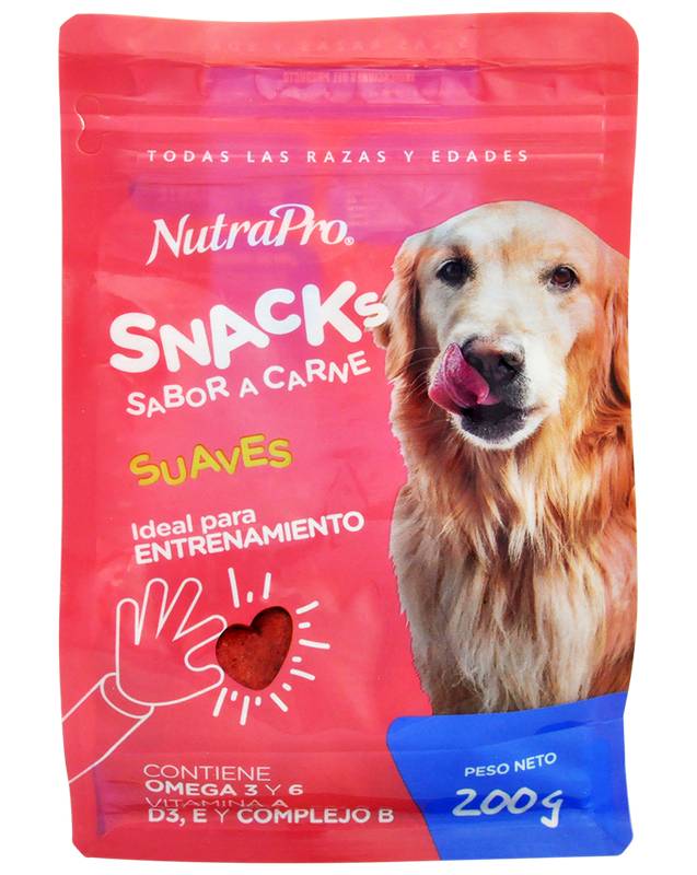 NUTRAPRO SNACK P/PERROS CARNE *200G