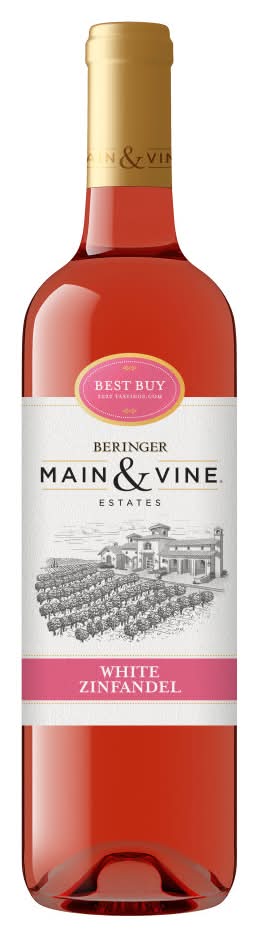 Beringer Main & Vine Estates Pink Wine, White Zinfandel (750 ml)