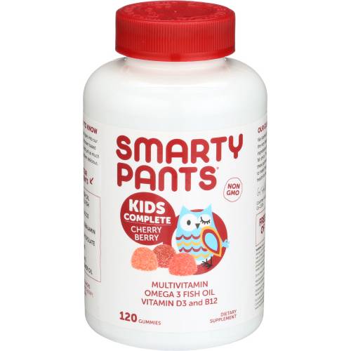 Smarty Pants Kids Complete Cherry Berry Gummies