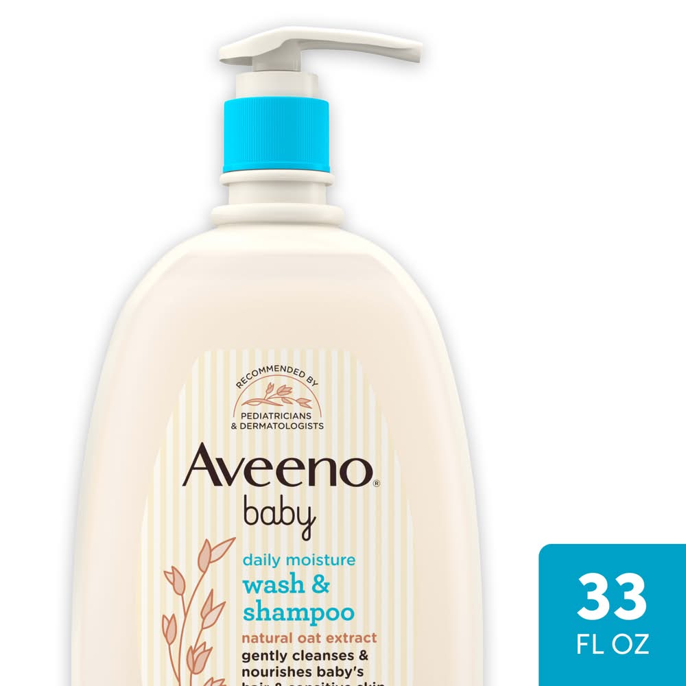 Aveeno Baby Daily Moisture Wash & Shampoo Oat Extract (2.06 lbs)