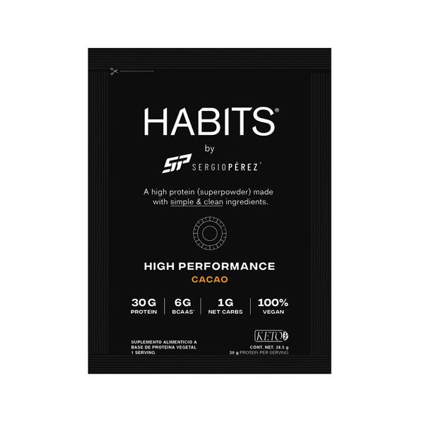 Habits proteína high performance cacao (sachet 38.5 g)