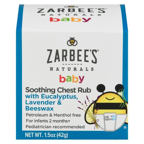 Zarbee's Baby Soothing Chest Rub