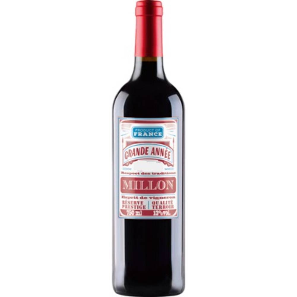 Millon vinho tinto francês grande année (750 ml)