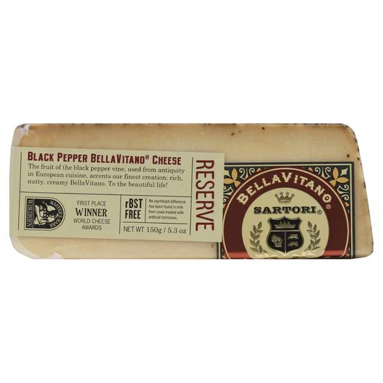 Sartori Reserve Black Pepper Bellavitano Cheese (5.3 oz)