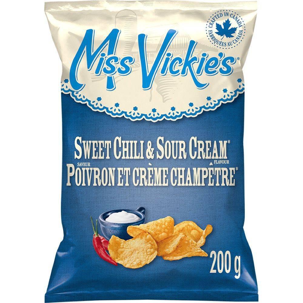 Miss vickie's chili doux et crème sure (200 g) - sweet chili & sour cream chips (200 g)