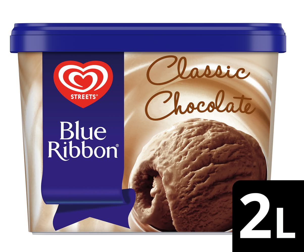 Blue Ribbon Classic Ice Cream, Chocolate (2L)