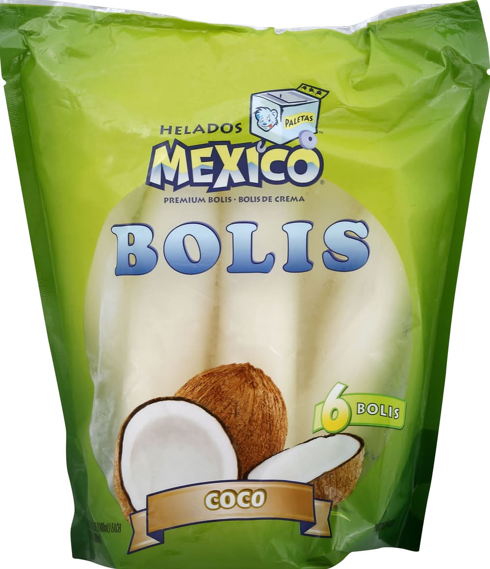 Helados Mexico Coconut Bolis (30 fl oz)