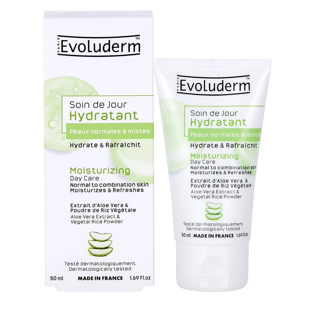 Evoluderm crema facial nutritiva de día (tubo 50 ml)