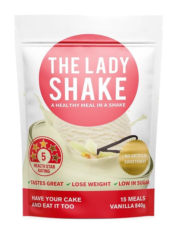 The Lady Shake Vanilla Powder 840g