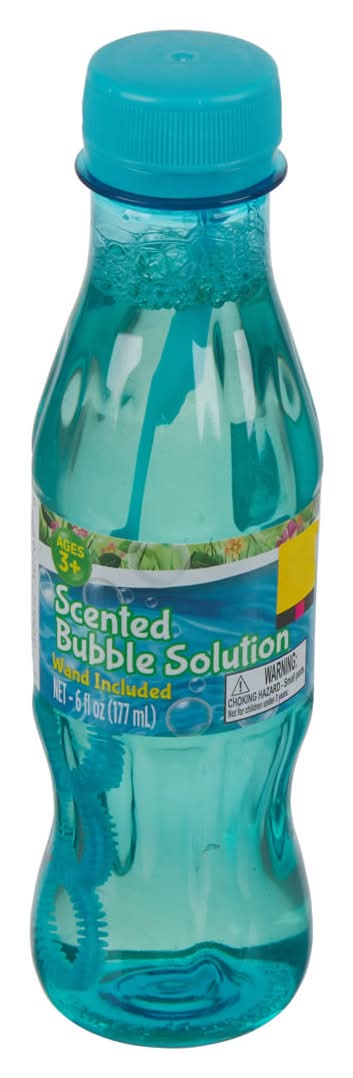 Scented Bubble Solution Soda Bottle 6 Fl Oz Assorted