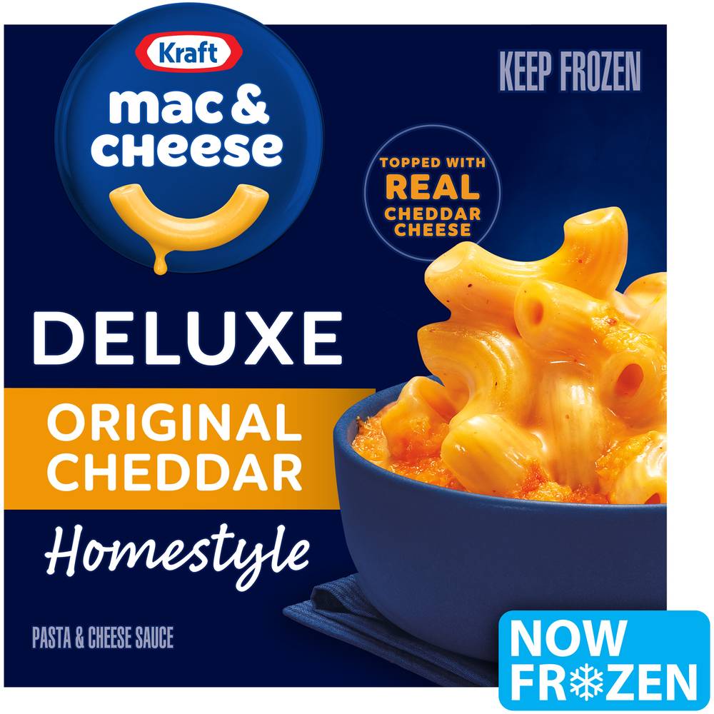 Kraft Deluxe Original Cheddar Home Style Mac & Cheese Sauce Meal (12 oz)