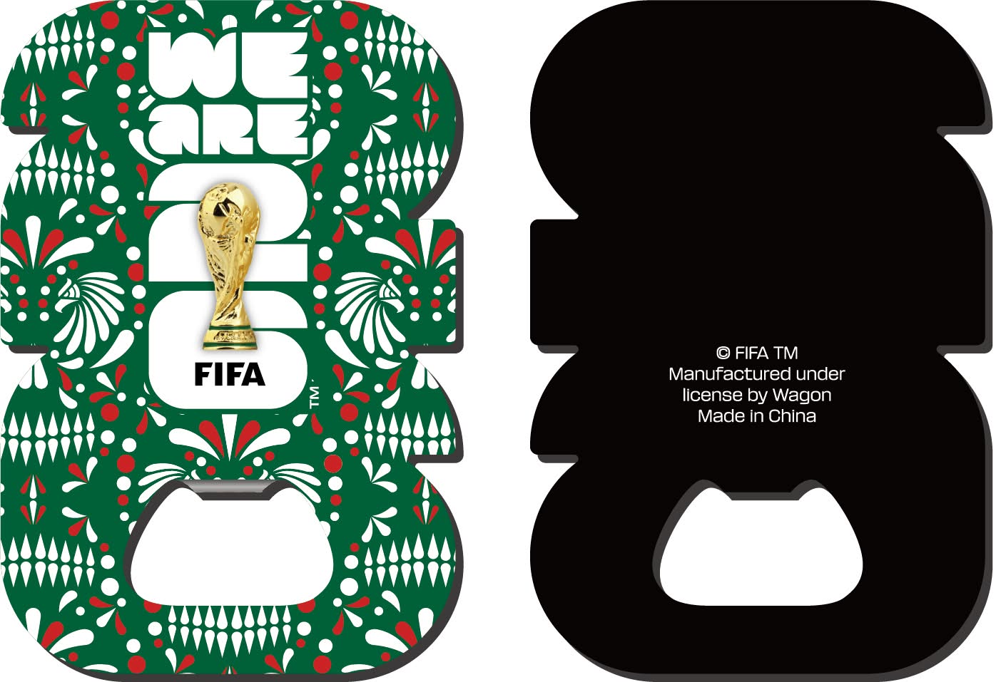 Wagon · Imán destapador mundial fifa 2026, verde