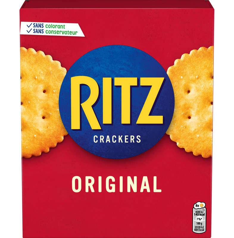 Ritz Biscuits Apéritifs Crackers Original 200g
