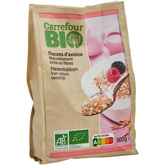 Carrefour Bio - Flocons d'avoine
