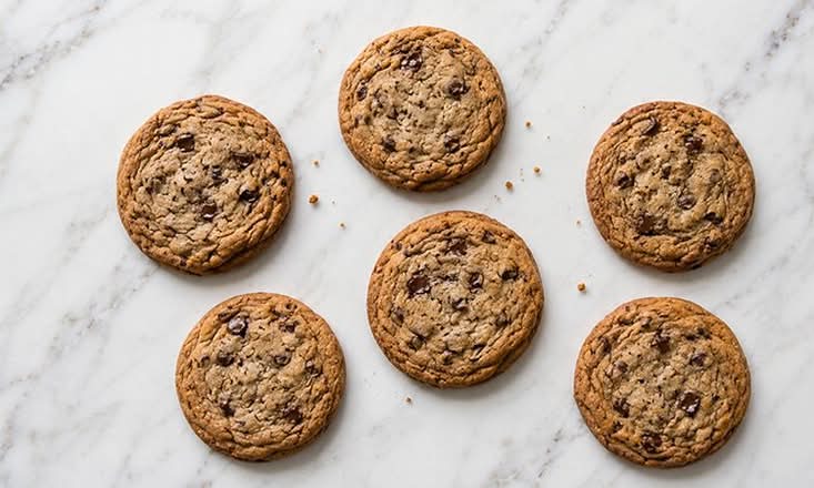Half Dozen Chocolate Chip Cookies