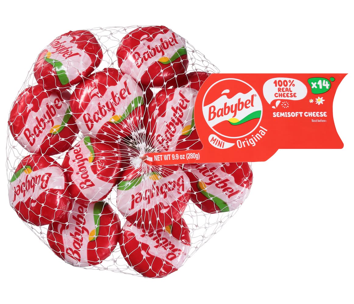 Babybel Original Semisoft Cheese, Mini (9.9 oz, 14 ct)