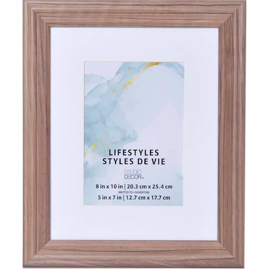 Lifestyles Brown Frame With Mat By Studio Decor