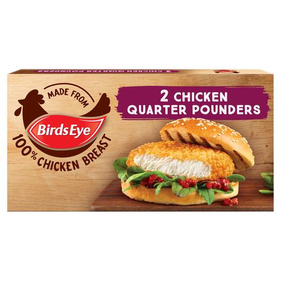 Birds Eye Chicken Quarter Pounders x2 227g