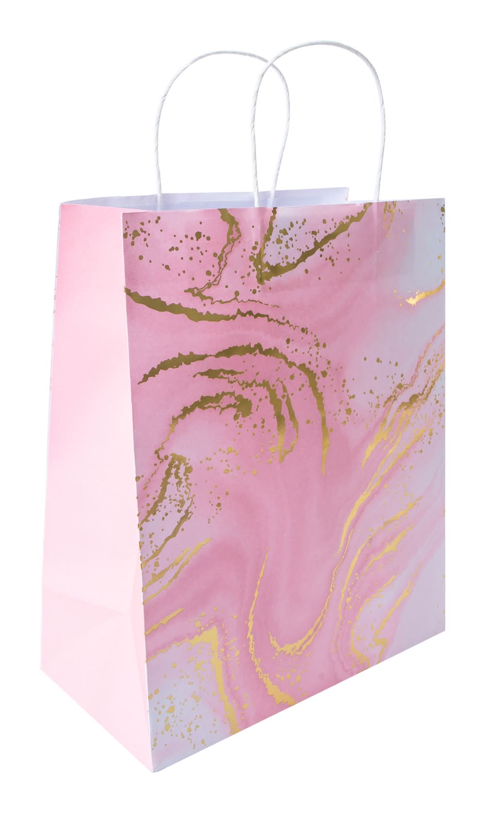 Kraft Design Gift Bags 5-Pack Pink