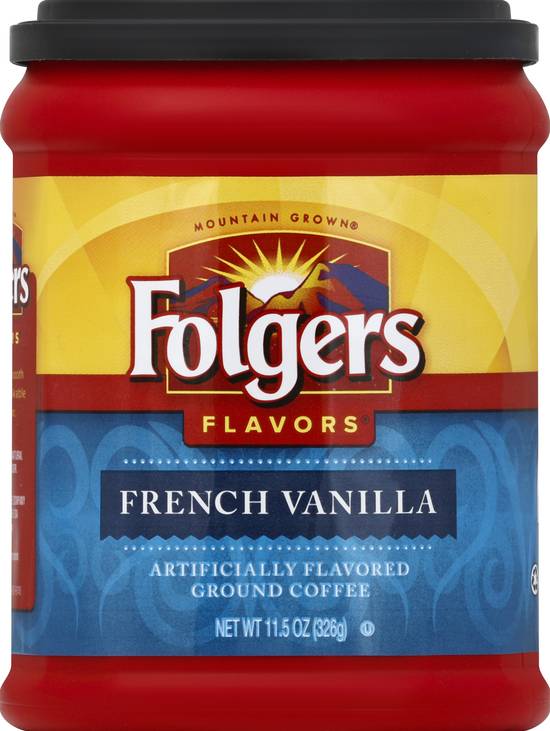 Folgers French Vanilla Ground Coffee (11.5 oz)