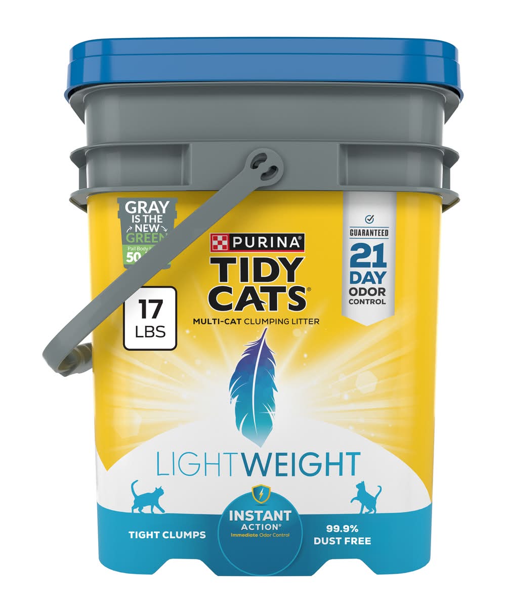 Purina Tidy Cats Lightweight Instant Action Multi-Cat Clumping Litter (17 lbs)