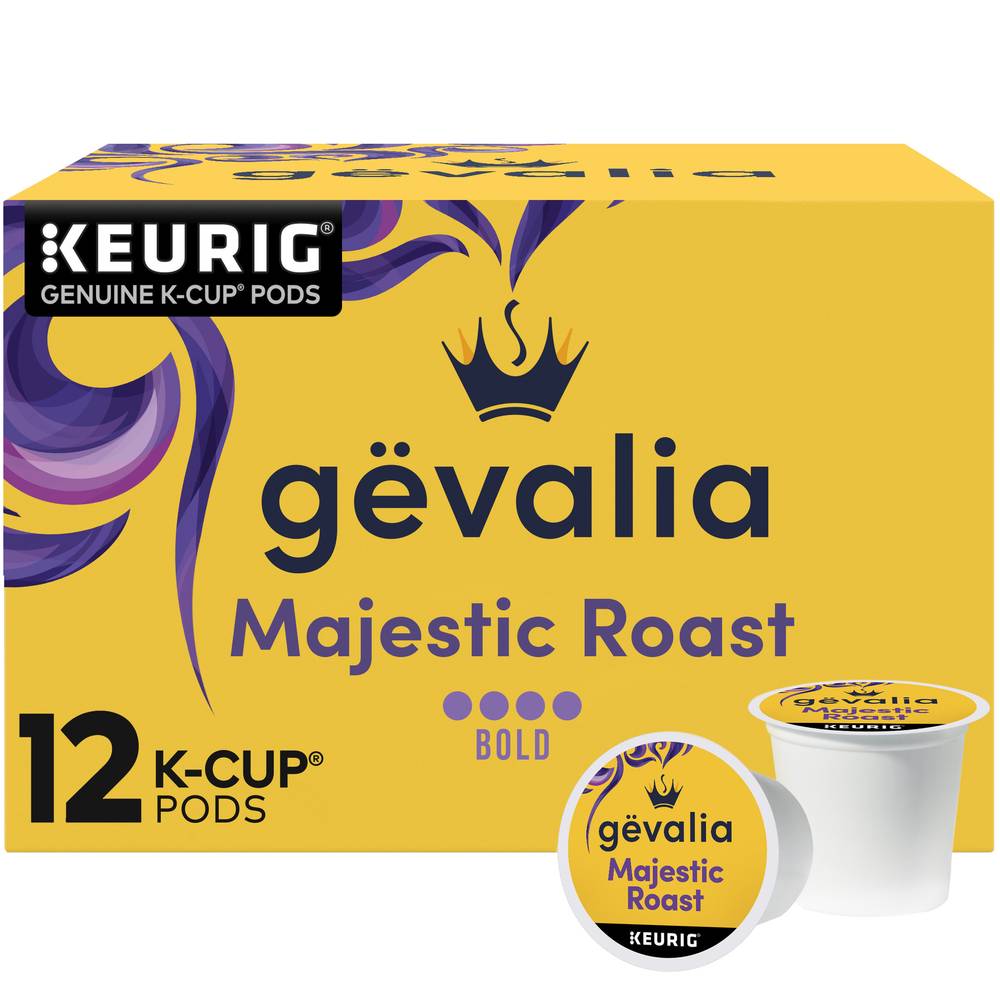 Gevalia Bold Majestic Roast Coffee K-Cup Pods (4.2 oz)