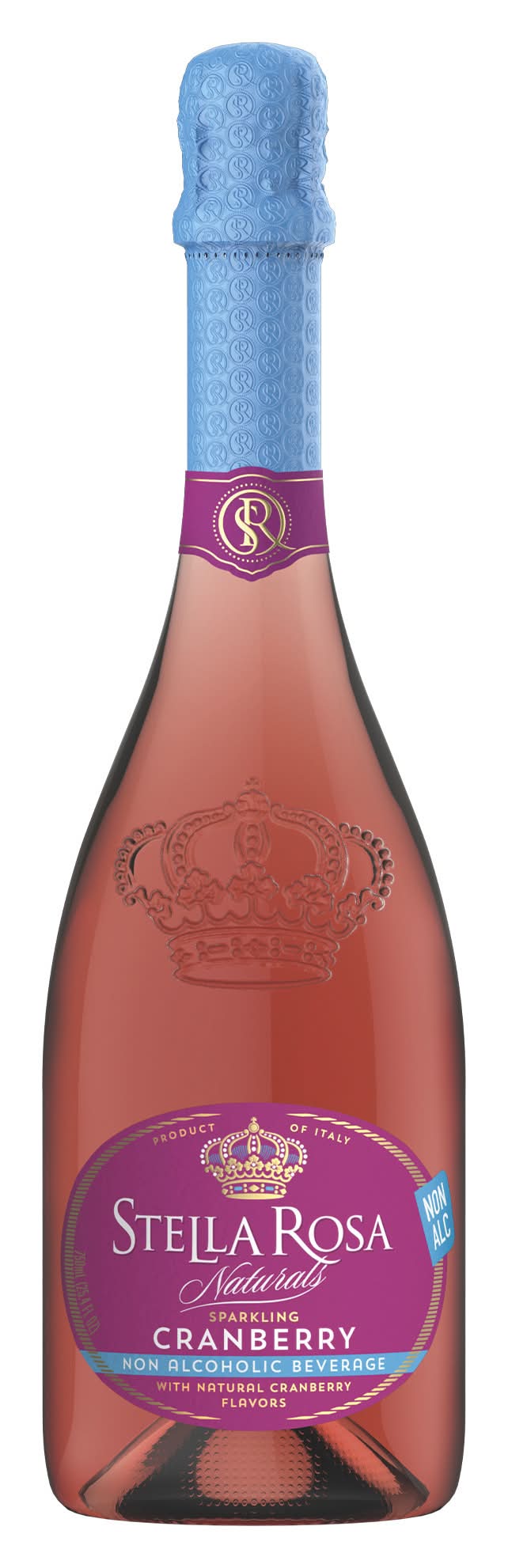Stella Rosa Naturals Sparkling Non-Alcoholic Wine, Cranberry (750 ml)