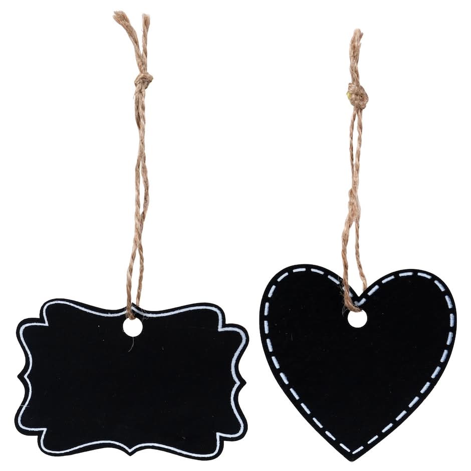 Crafters Square Chalk-It-Up Tags with Cords, 4-ct. Packs