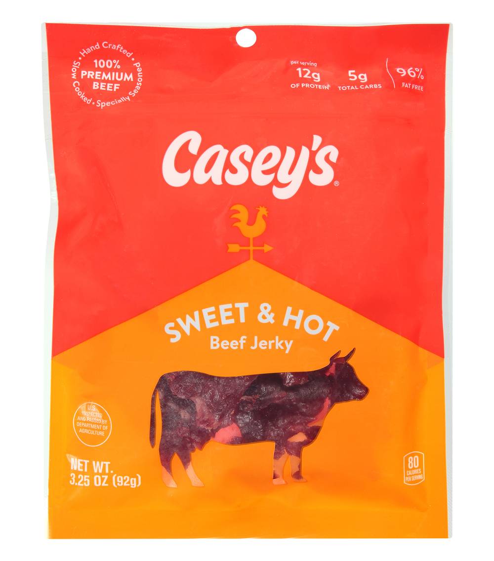 Casey's Beef Jerky, Sweet & Hot (3.25 oz)