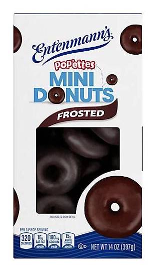 Entenmann's Pop'ettes Rich Frosted Donuts (12.6oz)