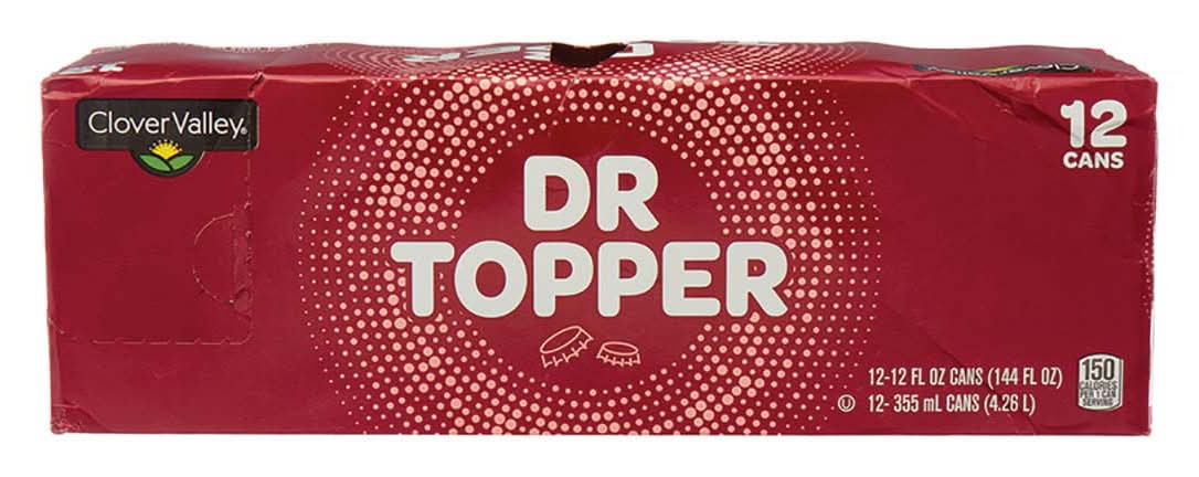 Clover Valley Dr Topper Soda (12 x 12 fl oz)