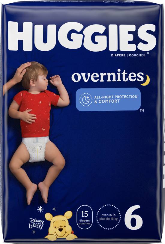 Huggies Overnites Disney Baby Diapers (15 ct)